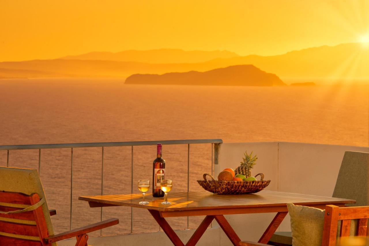 Sunset Home With Sea View Khania Eksteriør bilde